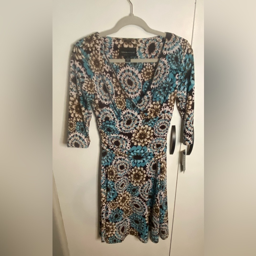NWT Connected Apparel Women’s Midi Dress, Size 6